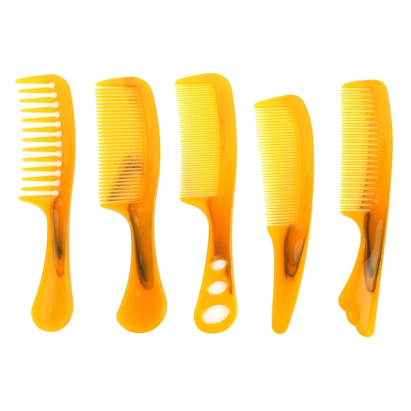 

Hot 1PC Wide Tooth Comb Handle Hairdressing Salon Antistatic Plastic Hair Detangling New Home Party Supplies Gift Random