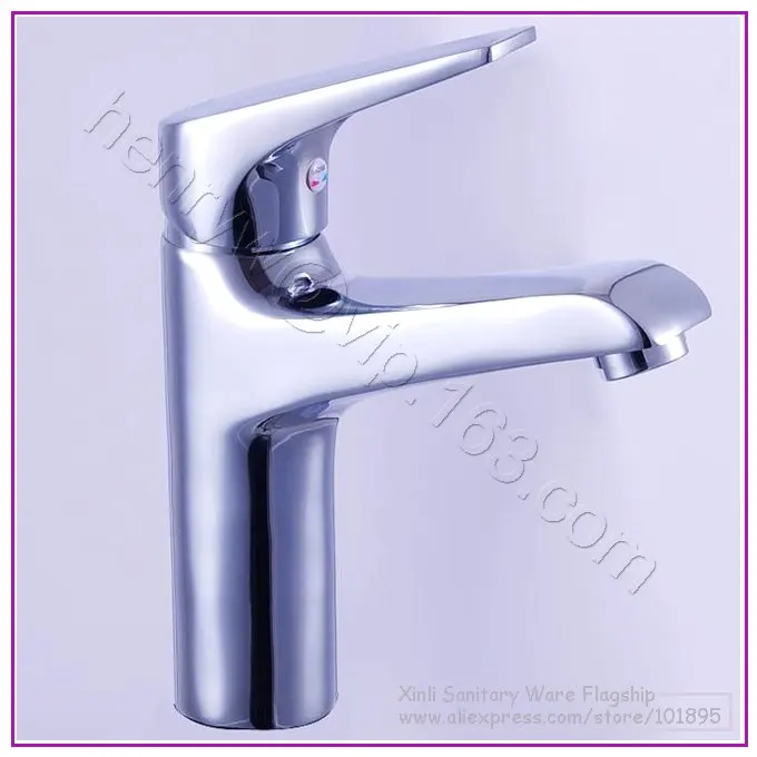 

L16535 - Luxury Deck Mounted Chrome finish Brass Wash Basin Faucet