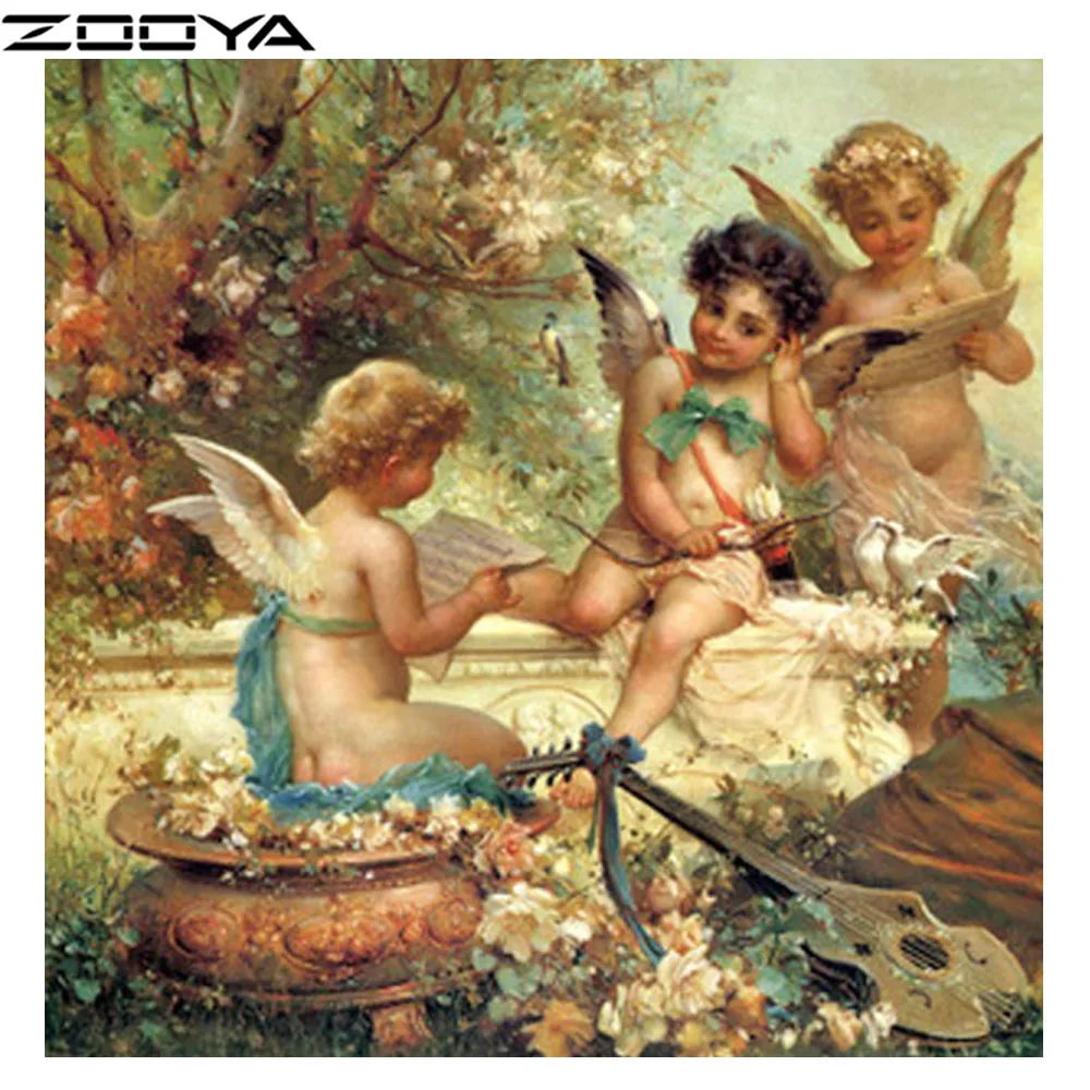 Diamond Needlework Full Square Embroidery Painting Cross Stitch Plastic Crafts DIY Rhinestone AT693 | Дом и сад