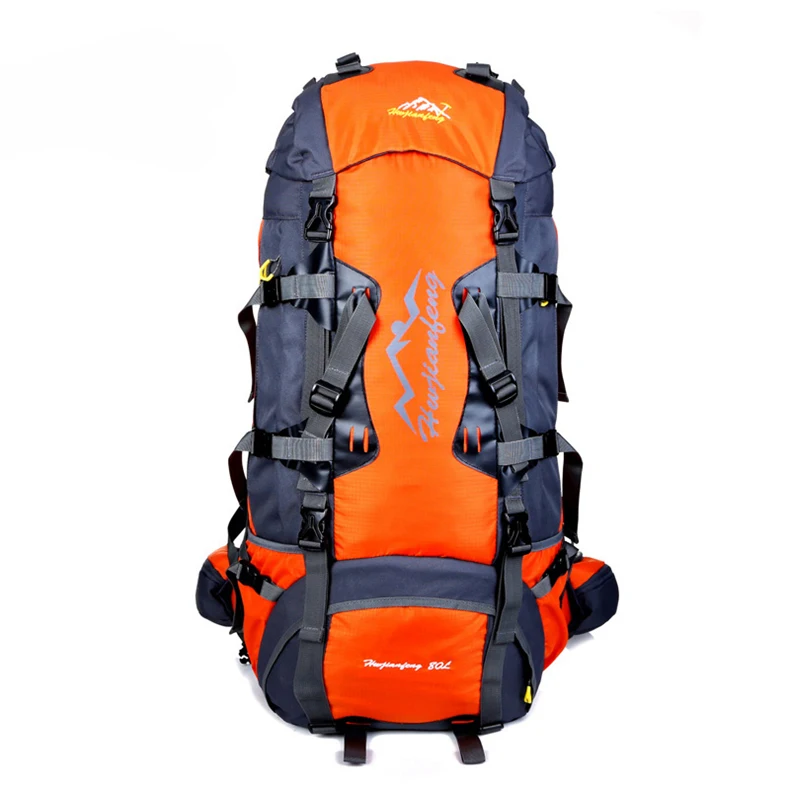 Уличный рюкзак, рюкзак для кемпинга, походов, альпинизма, Спортивная дорожная посылка, супер светильник, нейлоновый рюкзак, сумка на плечо 80L