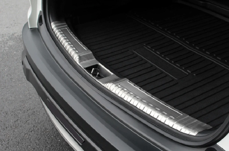 Exterior Rear Trunk Boot Bumper Guard Sill Plate Protector Molding Trim