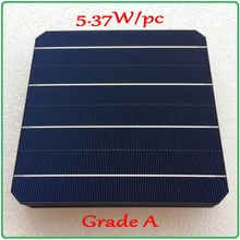 4.54W High Efficiency 156mm 3BB Mono Solar Cell, buy A+ grade Monocrystalline Solar Cells 6x6 inch for DIY Solar Panel high efficiency amorphous silicon thin film solar cells
