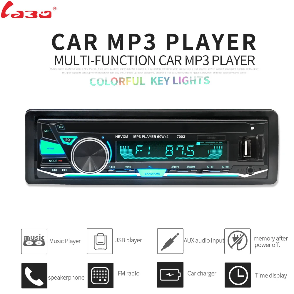 Автомагнитола LaBo с Bluetooth 12 В 1 din|Автомобильные радиоприемники| |