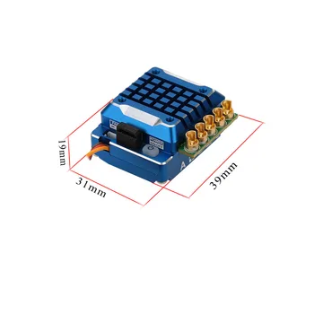 

SkyRC TS120 120A 2-3S LiPo Battery Brushless Sensored/Sensorless ESC with 6V/3A BEC for 1/10 1/12 On-road Off-road 1/10 1/8 Car