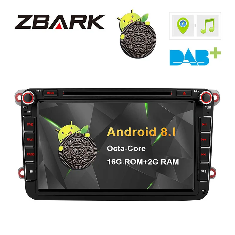 8 &quotAndroid 1 Восьмиядерный GPS стереооборудование для автомобиля dvd-плеер VW Volkswagen
