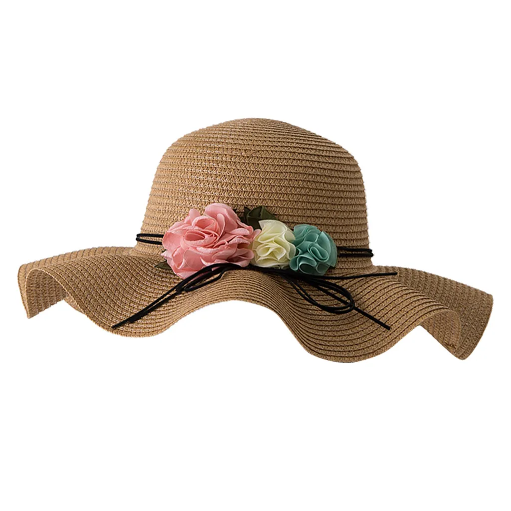 Женские соломенные колпачки в цветочном стиле пляжная кепка от солнца шапки с козырьком складной дорожный летний берет с бабочкой Czapka Z Daszkiem# BL5