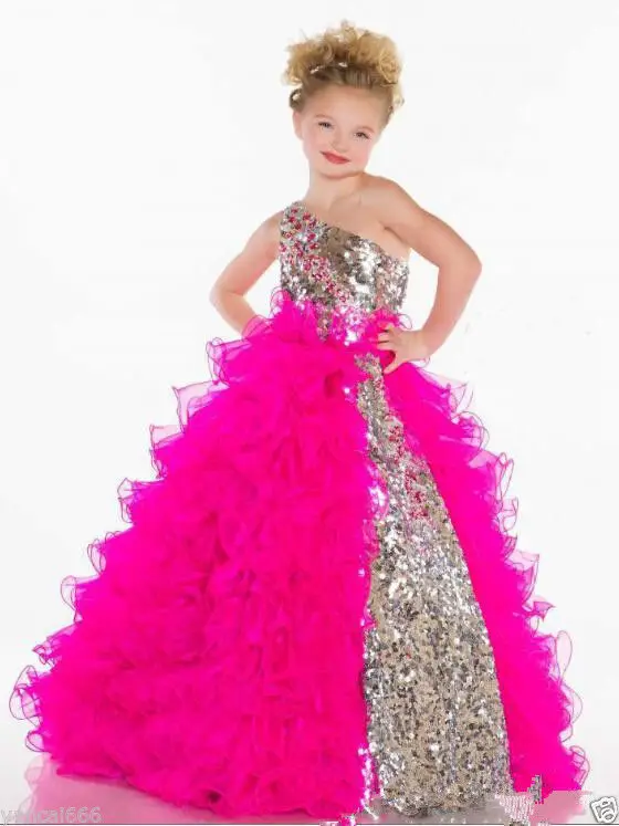 

girls Toddler Infant Cupcake Pageant Dresses Birthday Party Dress Blue Halter