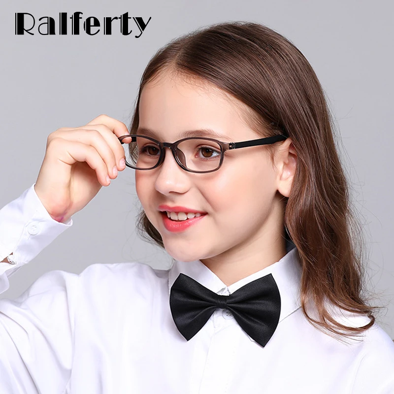 Ralferty анти синий светильник стекло es рамка для детских очков детей TR90