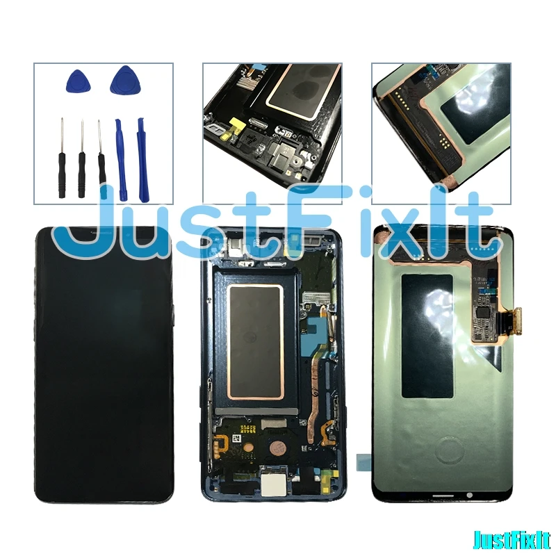 

For Samsung Galaxy S9 g960F S9 PLUS S9+ G965f Defect Spot Lcd Display Touch Screen Digitizer ORIGINAL Super AMOLED Screen