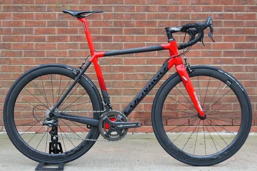 Sale Colnago C64 glossy red matte carbon Road complete Bikes Online new Original ULTEGRA groupset 0