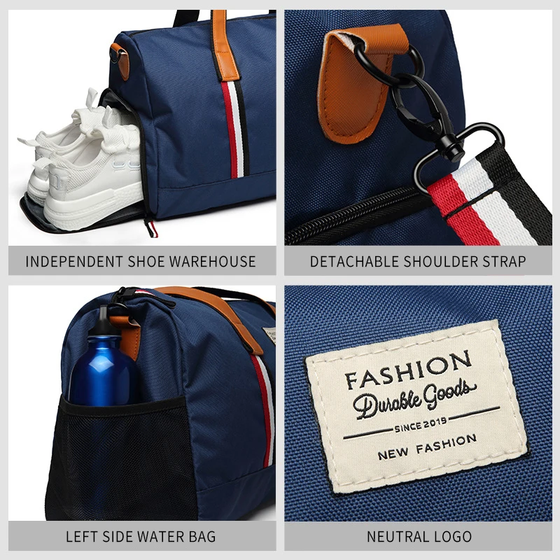 2017 Hot A++ Quality Foldable Lightweight Sports Bag Travel Gear Waterproof Large Space Hand Duffel Gym Bag Men For Fitness