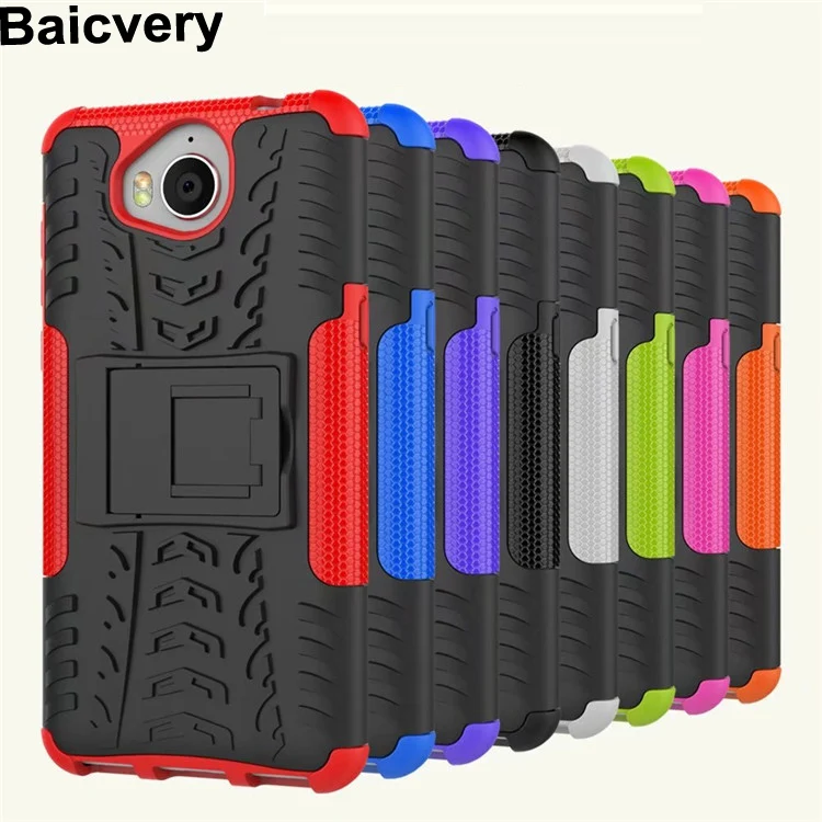 TPU Hybrid Armor Back Case For Huawei Y5 2017 (2017) 5.0'' Cover Heavy Duty Defender 5.0&quot |