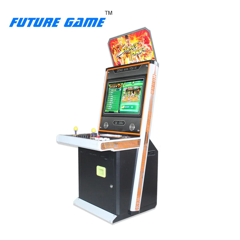 

Customized Pandora Box 5s/6 arcade cabinet fighting video game coin pusher game machine