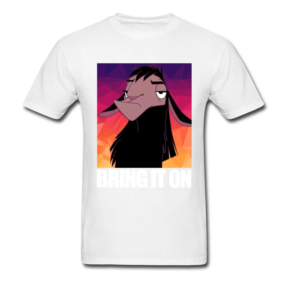 Bring It On Funny Tops Shirts Short Sleeve for Men 100% Cotton Fall O-Neck Top T-shirts Leisure Tops Tees Fashion Bring It On white