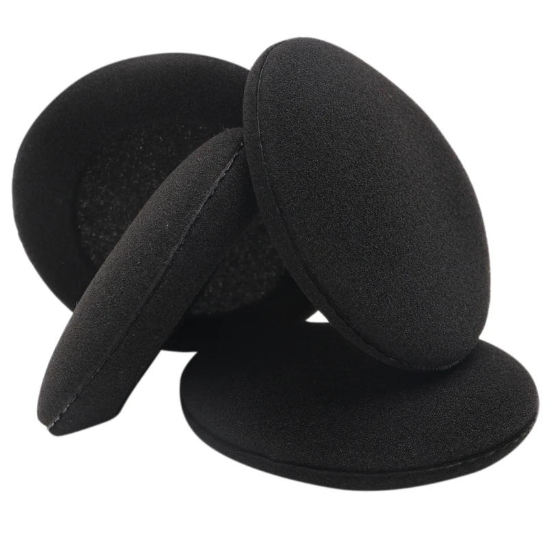 Earphone Accessories 6Pcs 60mm Black Foam Ear Pads Earphone Pad Sponge Earpads Headphone Cover for Earphone hyq