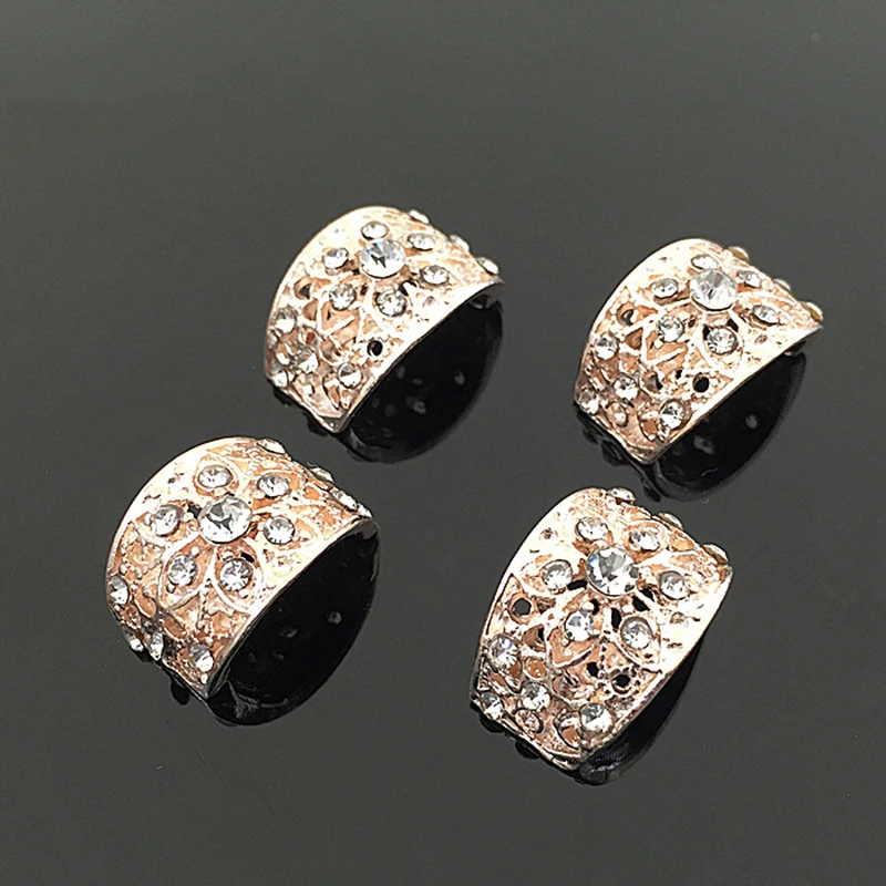 

2016New 100Pcs Arc Rhinestone Buttons for Wedding Decoration and DIY hair Accessories HZ146
