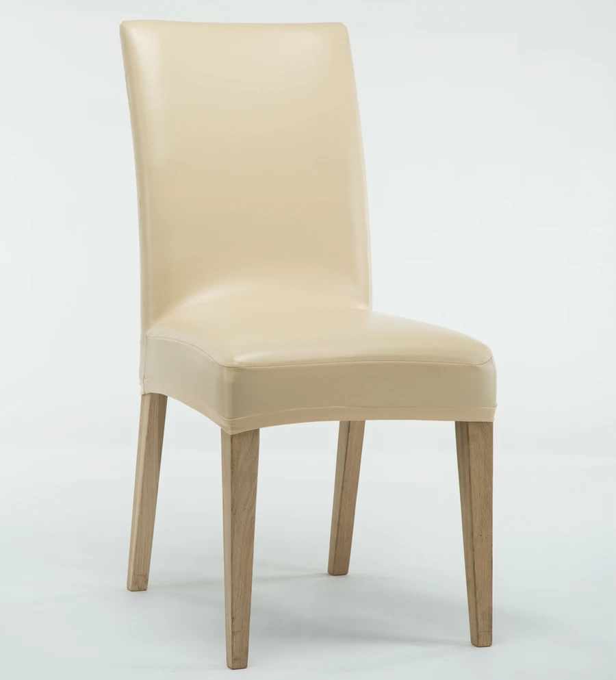 

ROMANZO 6pcs/lot Thick Waterproof Stretch PU/PVC Dining Chair Covers Universal Cover for Chair Free Shipping