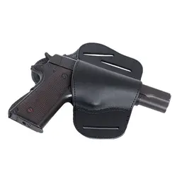Из искусственной кожи кобура черный Возможность скрытого ношения кобура для охоты для Glock 17 19 22 23 43 Sig Sauer Ругер 92 M92