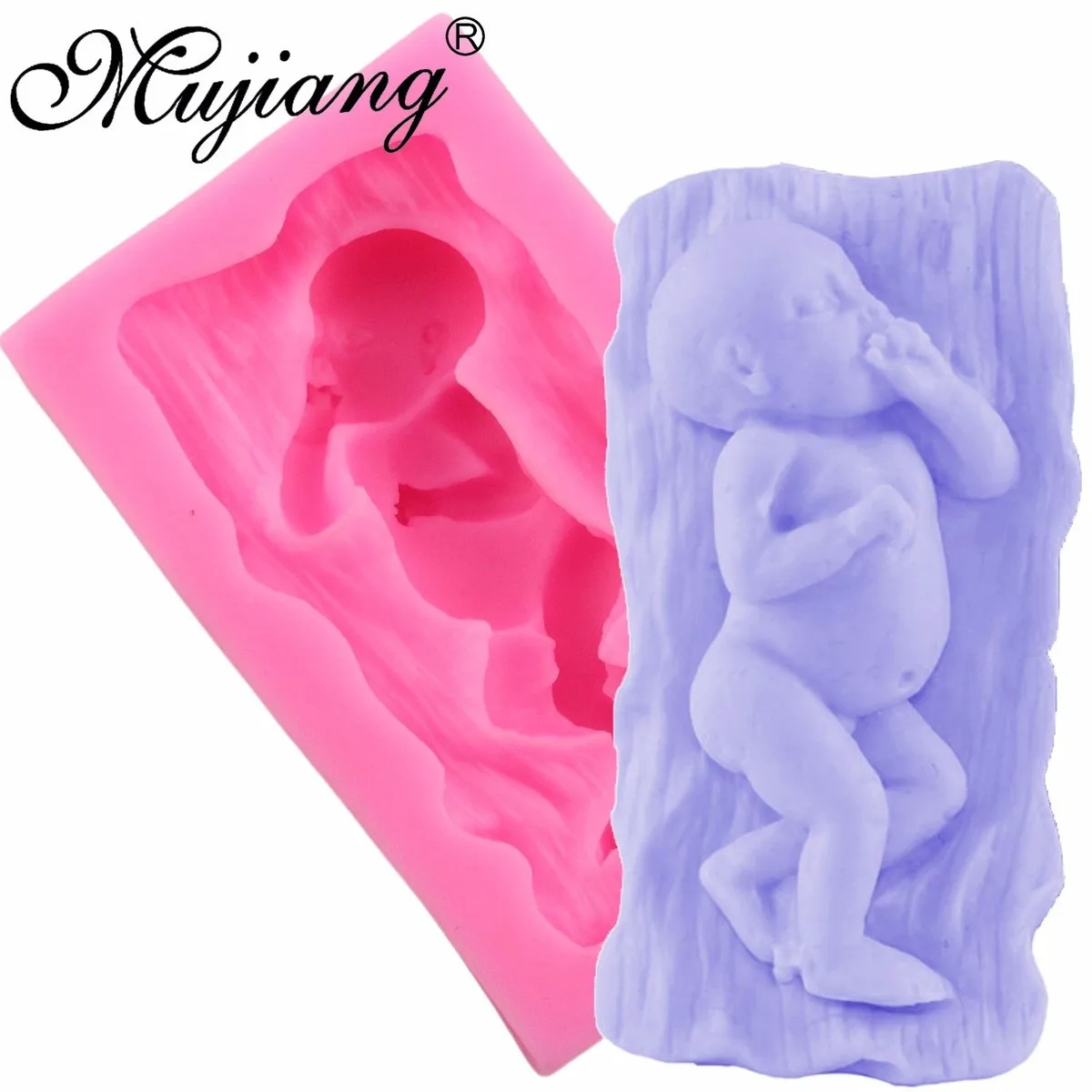 Mujiang 3D детское мыло силиконовые формы свечи Fimo глина плесень вечерние инструменты для украшения тортов из мастики конфеты шоколадные формы для мастики