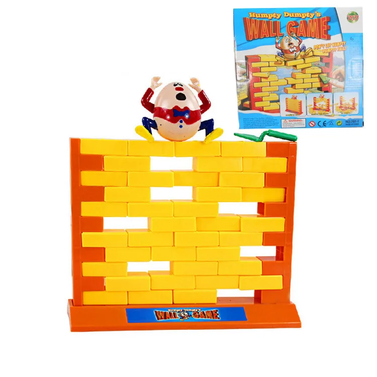 Promo  Humpty Dumpty Creative Wall Destroy Game Wall Board Game Cube Intelligent Interactive Play Game Wit