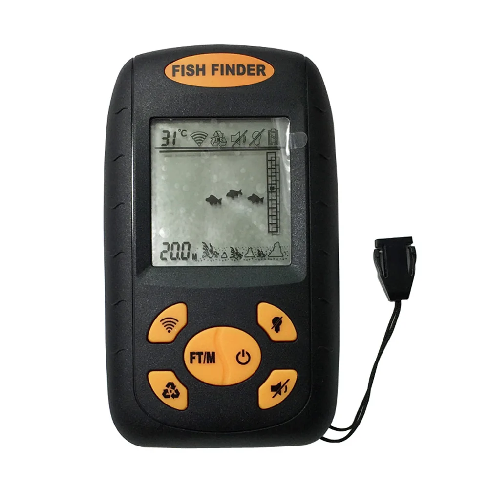

Ultrasonic Detection Fish Finder Echo Sounders Wireless 100M Underwater Navigator ALS88