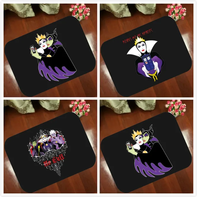 

Mat Anti Slip Floor Mat Grimhilde Maleficent Selfie Evil Queen Sleeping Beauty Carpet Printed Pattern Carpet Rug for Living Room