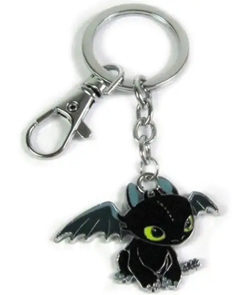 Toothless/night Fury Key Ring Pendant How To Train Your Dragon Keychain Anime Figures One Piece