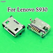 10X Micro USB carga 5p conector jack para Lenovo A10-70 A370E A3000 A3000H A5000 A7600 A7600H S910 S930 de sincronización de datos de toma de