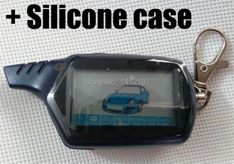 

+GIFT Silicone Case ! B9 LCD Remote Controller Key Fob For Two Way Anti-Theft Car Alarm System Starline B9 Twage alarm auto