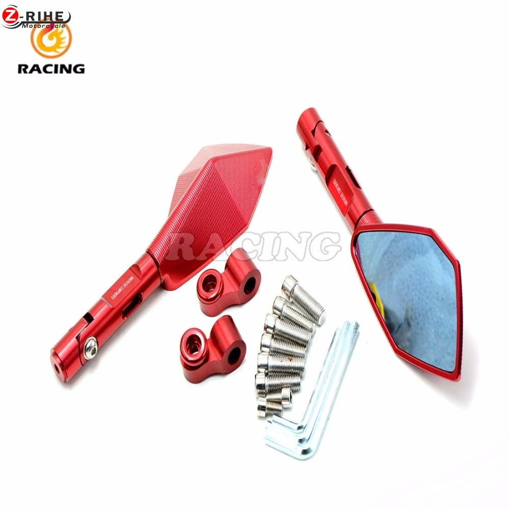 ALL Aluminum motorcycle rearview mirror FOR YAMAHA FZ600 FZ1000 XJ6 XJR1200 XJR1300 V MAX and other