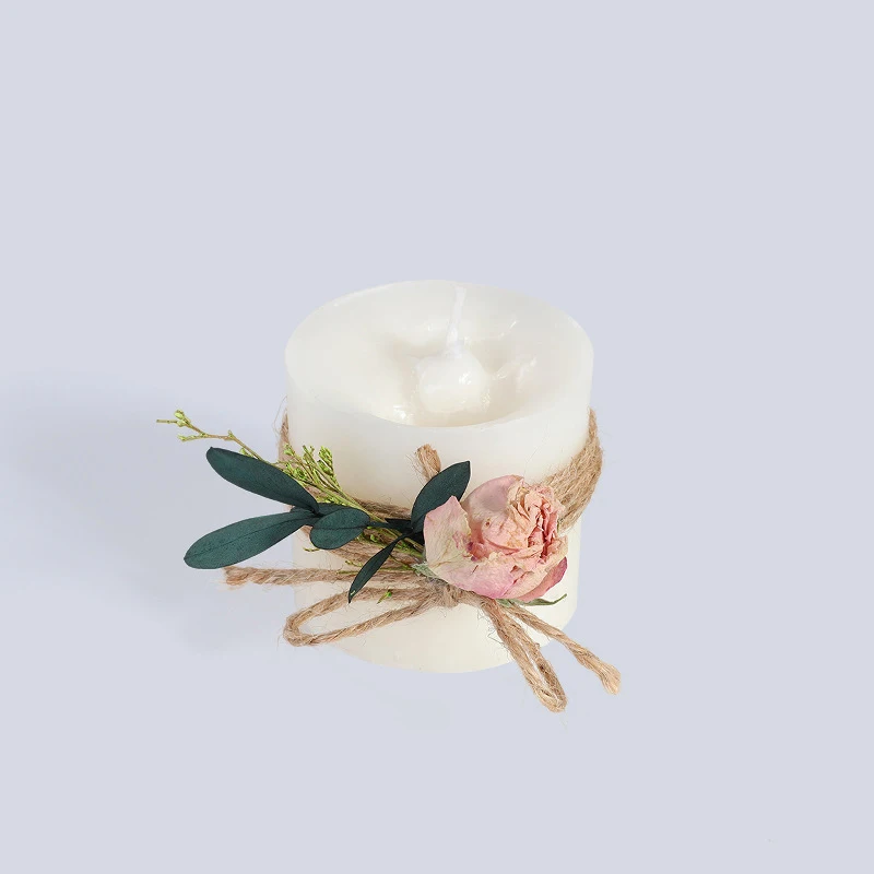 1 шт. креативная высушенная Роза соевый воск ароматерапия из свечей бездымные свечи аромат эфирное масло Свадебные свечи 3 формы