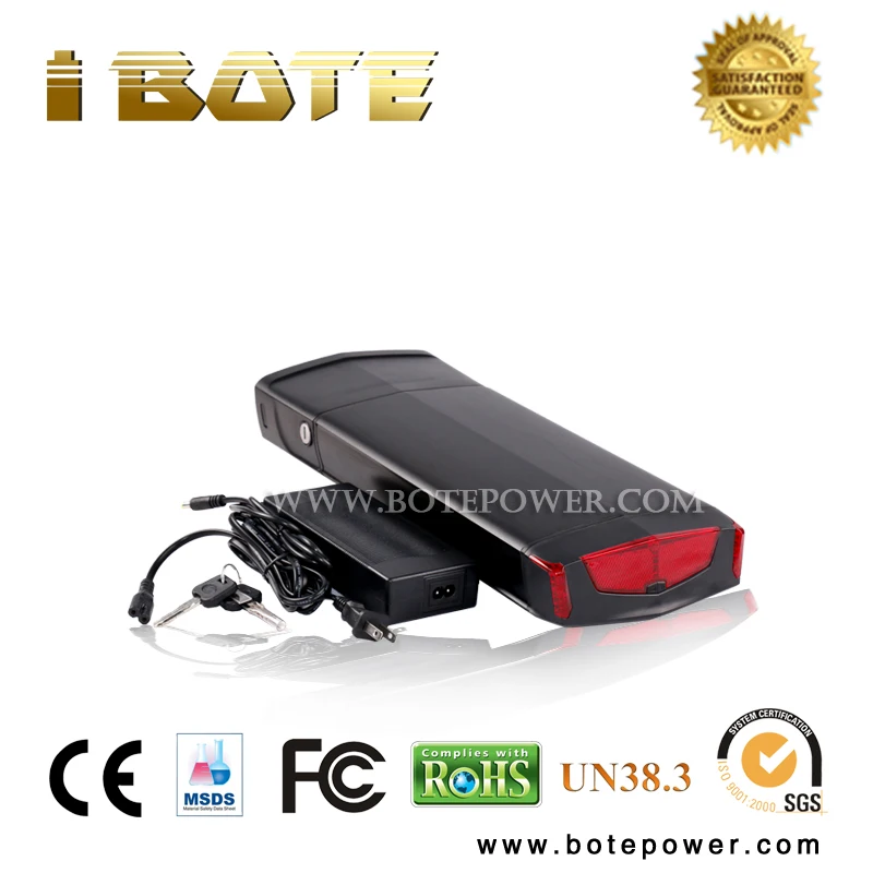 

e-bike battery 48V li battery 48V 12Ah 11.6ah electric bicycle accu with BMS built-in +2A charger for 750W motor