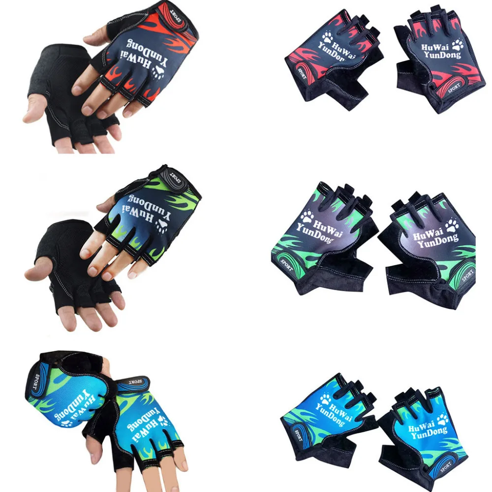 2019 Men and women sunscreen non-slip half finger gloves summer outdoor sports riding waterproof quick-drying gloves 40M21 (1)