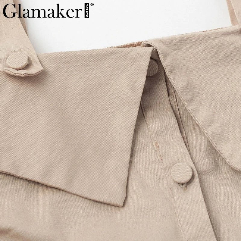 Glamaker с открытыми плечами длинным рукавом блузка рубашка для женщин сексуальная