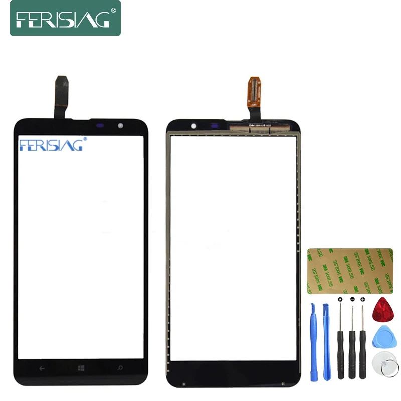 Ferising AAA 100% Сенсорный экран для Nokia Lumia 1320 N1320 телефон сенсорный Панель Сенсор Digitizer