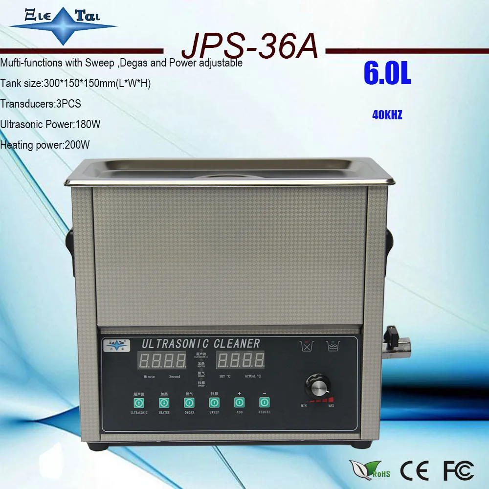 Новейший умный Ультразвуковой очиститель JPS 36A 220 В 6л многофункциональные функции с разверткой, дегасом и регулируемой мощностью для замыканий| | | АлиЭкспресс
