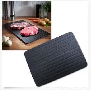 Defrost Thaw Tray Defrosting Tray Hot Fast Defrosting Tray Kitchen Safest Way Defrost Meat or Frozen Food Drop shipping JUN15