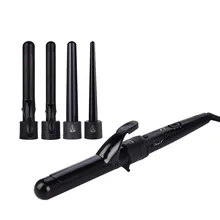 5 в 1 Набор для завивки волос с 5 сменными палочками конусный вавер для волос с 2 температурными настройками для влажного и сухого использования 30