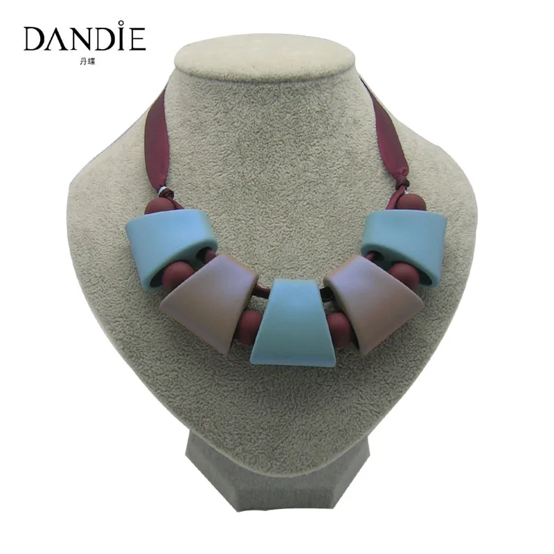 

Dandie Fashion Jewelry Women Necklace Statement Necklace Rubber Beads Necklace