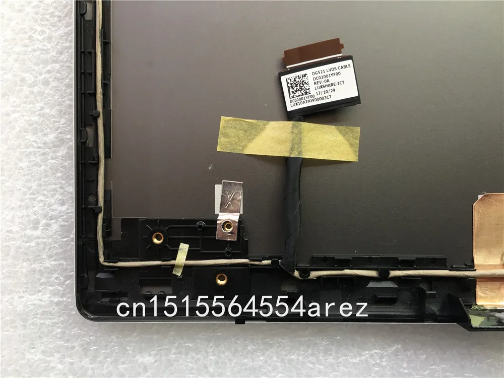 И чехол lenovo Ideapad 520-15 520-15IKB с верхней крышкой, задняя крышка для ЖК-дисплея с антенным кабелем серого цвета AM14K000100