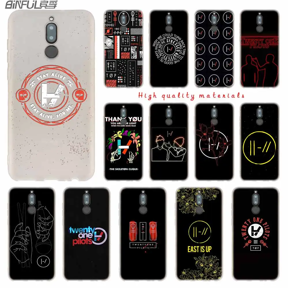 

Silicone Case For Huawei Mate 10 Lite 10 20 Lite Pro 20X S Y5 2017 Y9 2018 2019 NOVA 3 3i 4 Y7 Twenty One Pilots Tyler Joseph