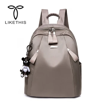 

Bear Daypack Girls Simple Schoolbag for Teenagers Boys Oxford Women Backpack Vintage Mochila Casual Rucksack Travel Bag km1047