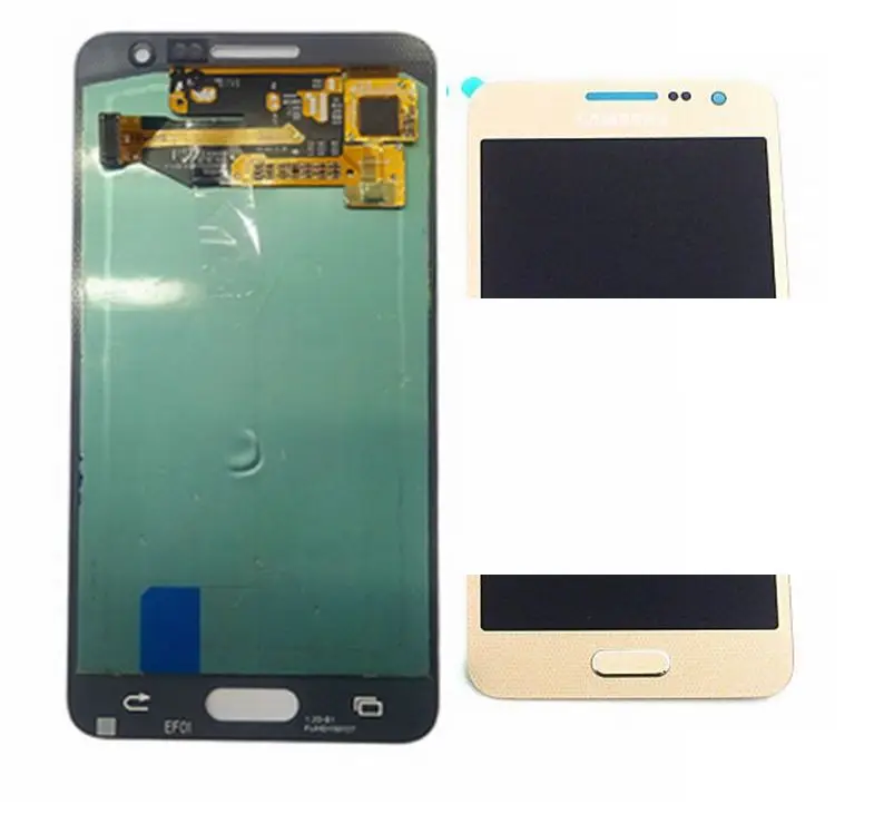 

2015 Amoled Gold color Lcd Display+Touch Digitizer Glass Assembly For Samsung Galaxy A3 A3000 SM-A300F replacement screen