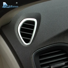Fluggeschwindigkeit für Volvo V40 Zubehör für Volvo V40 2012 2013 2014 2015 2016 2017 Aufkleber Innen Edelstahl AC Outlet rahmen
