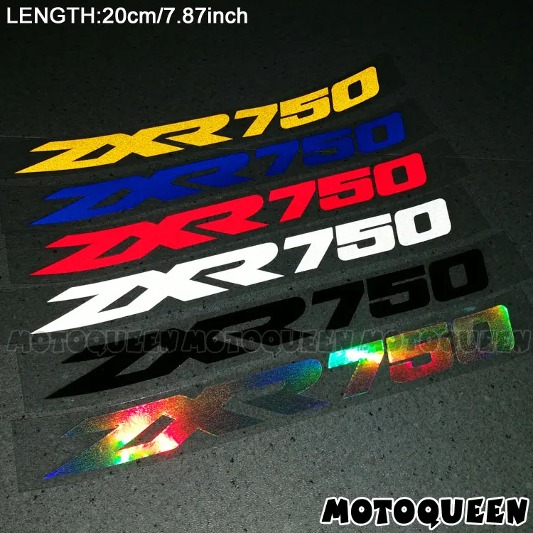 

2PCS Reflective Motorcycle Wheels Fairing Helmet Side Tank Pad Decoration Logo Label Stickers Decals For Kawasaki ZXR 750 ZXR750
