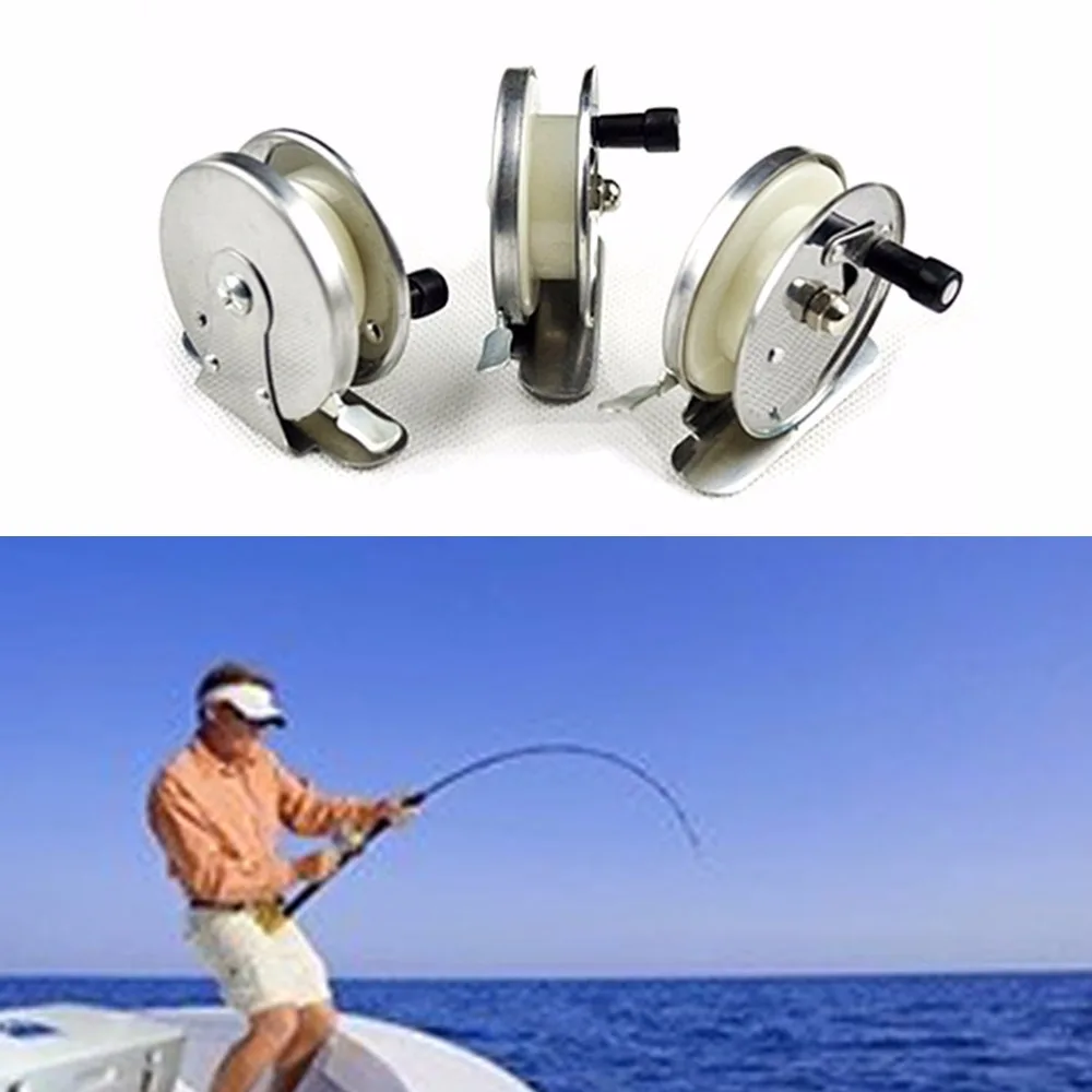 

1PC High Speed Aluminum Alloy Fishing Reels Saltwater Sea Ice Simple Fishing Spinning Reels Gear Cheap Hand Wheel Fishing Reels