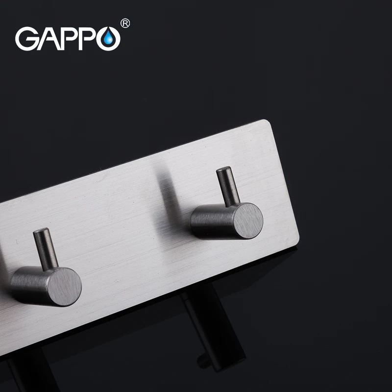 GAPPO 2 крючка для одежды настенные крючки из нержавеющей стали вешалка полотенец