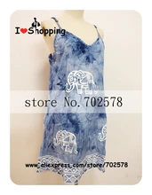 Women Elephant Print Cami Dress Floral Ethnic Casual Dresses Boho Gypsy ukraine longo Animal vestidos femininos vestido de festa