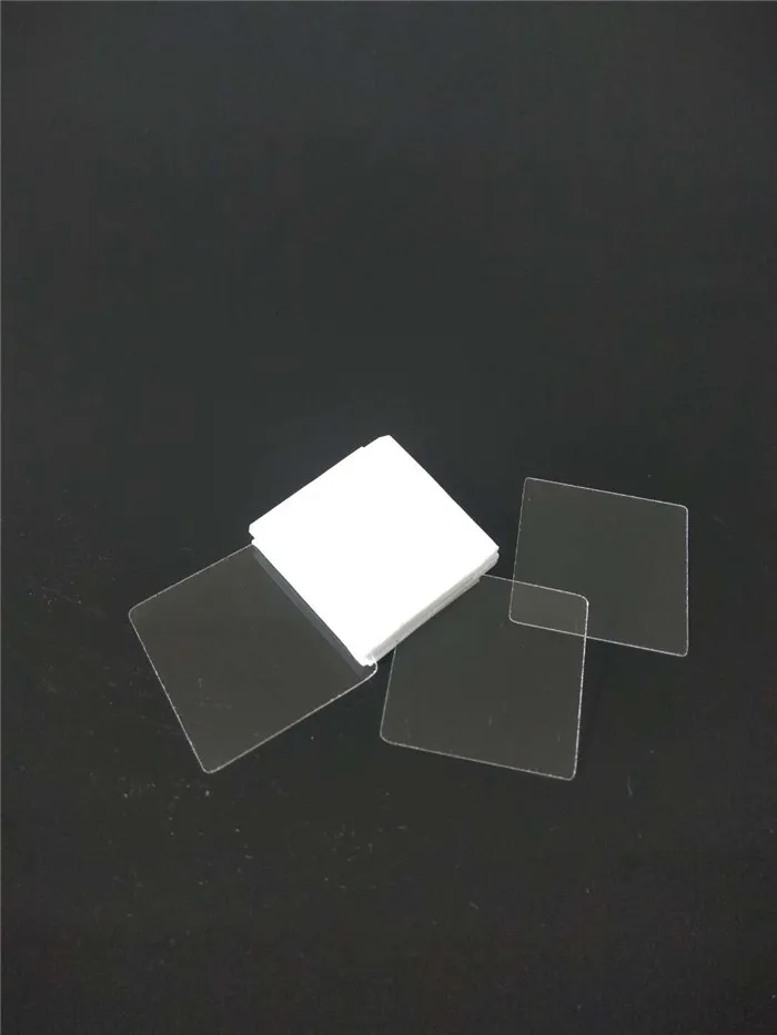 Thin clear quartz glass plate 10*10*1mm quartz plate on