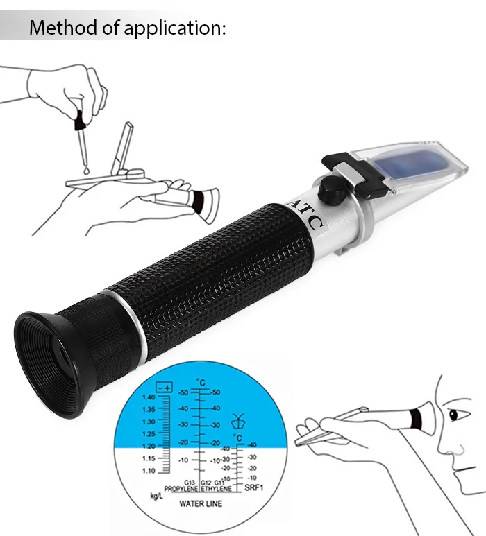 

2016 Hot Sale New Hand Held Salinity Refractometer For Salinity Test Optical 0-10% Salinity ATC Salinity Meter